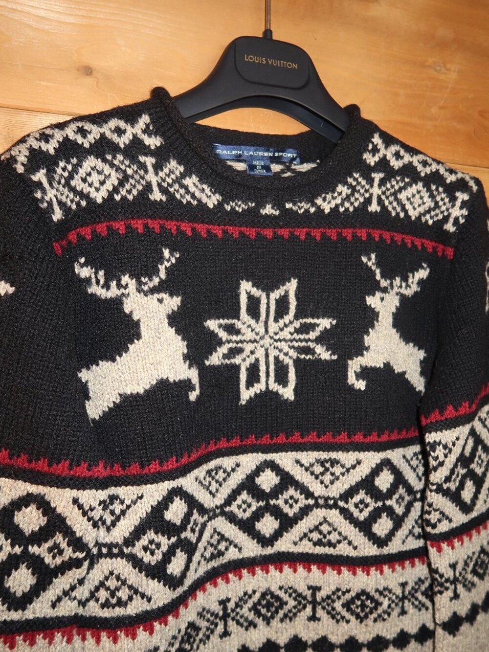 Vintage Ralph Lauren Reindeer Wool and Silk Sweater - Picture 2 of 6